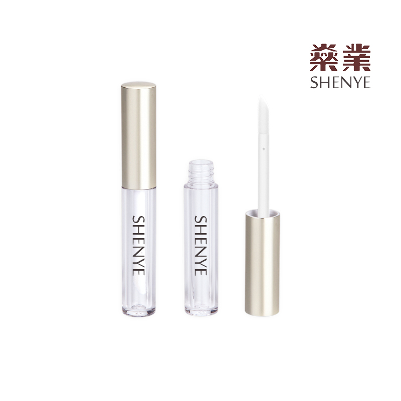 0.8ml唇釉分装瓶 圆形透明唇彩管 小样唇釉管唇蜜空管化妆品包材