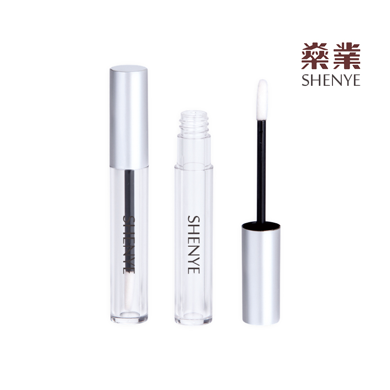 3.4ml圆形透明唇彩空管 定制包装 DIY唇彩管子 唇釉空管唇蜜管瓶